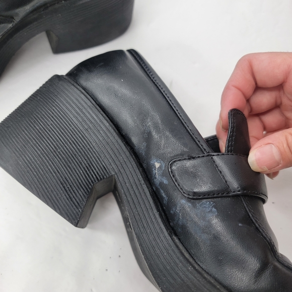 Esprit Asteroid 90's Chunky Platform Loafer Y2k Vintage - Picture 8 of 10